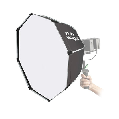 Viltrox VP-45 60cm Octagonal Umbrella Studio Light Softbox Diffuser with Soft Light Cloth and Carrying Case for Weeylite Ninja 200 and 300 LED Light