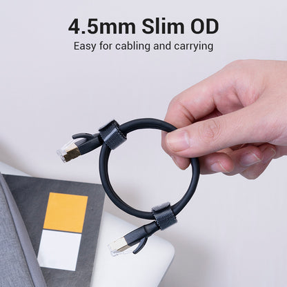 Vention CAT8 1-Meter Ethernet Slim Cable SFTP Patch 40Gbps 2000MHz Super Speed Lan Network Wire Cord for Internet Router PC Modem