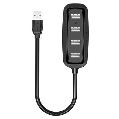 Vention USB 2.0 Hub 4-Ports 480Mbps High-Speed Transfer with LED Indicator Lamp (Different Cable Lengths Available) (VAS-J43)