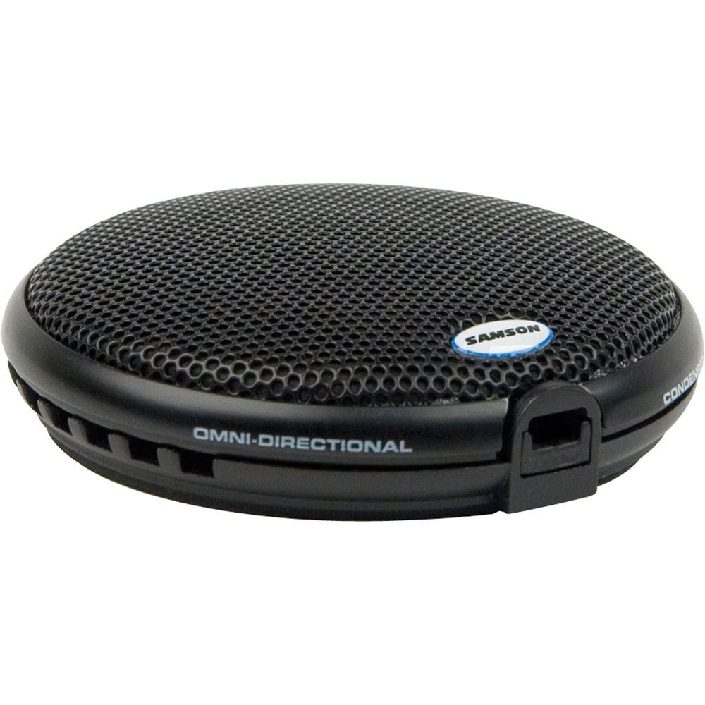 Samson UB1 Omnidirectional USB Boundary Condenser Microphone Surface-Mount Fixed Charge with Solid Zinc Body 10ft Cable