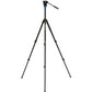 Benro A1573FS2PRO Aluminum Tripod with S2 PRO 60mm Flat Base Video Head, 2.5kg Load Capacity, 157cm Max Height, Sliding Camera Plate