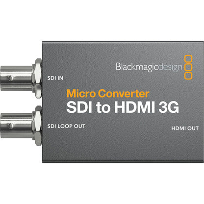 Blackmagic Design Micro Converter SDI to HDMI 3G, 1080p60 HDMI Out, Compact Design