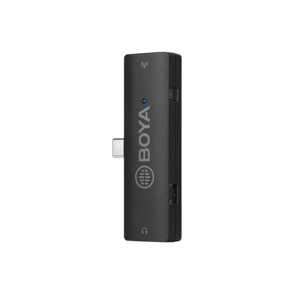 [CLEARANCE] Boya BY-XM6 2.4GHz Dual-Channel Wireless Microphone System with USB Type-C, 100m Range Operation, RXD Receiver, 3.5mm TRS Jack for Smartphones, Tablet, PC | S6