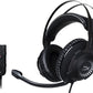 HyperX HX-HSCRS-GM/AS Cloud Revolver Gaming Headset with Dolby 7.1 Surround Sound, Steel Frame, Signature Memory Foam, Premium Leatherette, Detachable Noise Cancellation Microphone, Black