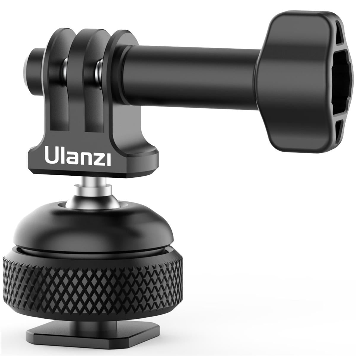 Ulanzi 2123 GP-6 Action Camera Cold Shoe Mount Adapter with 360 Degree Rotation Ball Head