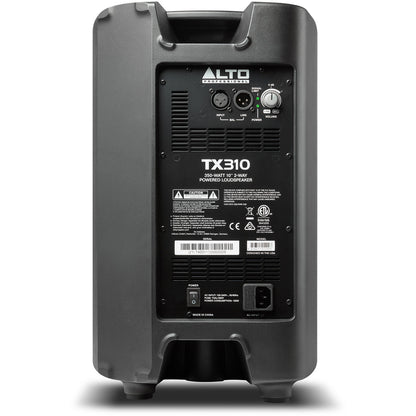 Alto Professional TX310 2-Way Active Ported 350W Powered Loudspeaker Lightweight with 10in Woofer LF Driver Overload Protection