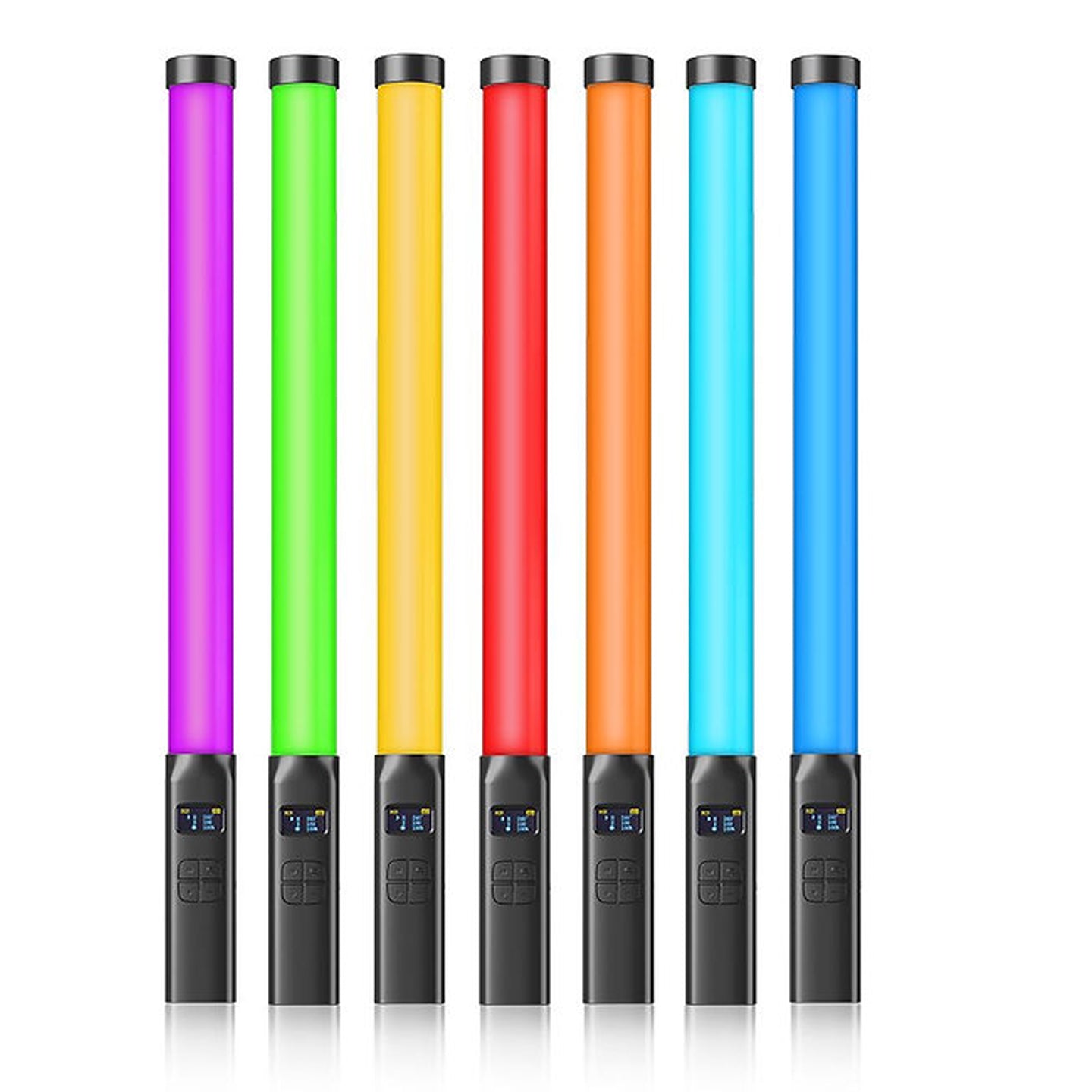 Ulanzi VL119 RGB Handheld LED Light Wand Video Stick with Rechargeable Built-in Battery 2600mAh, 20 Color Effects for Photo & Video