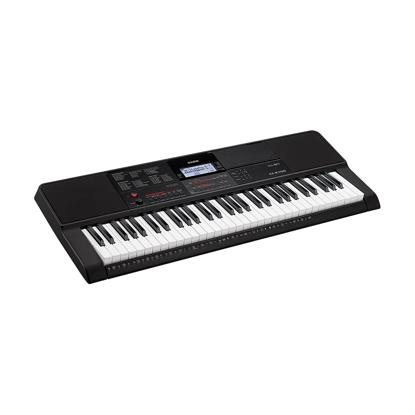 Casio CT X700 61 Key Touch Sensitive Portable Piano Keyboard with Grading and Voice Instruction Auto Harmonize Tones Rhythms Tempos Registration