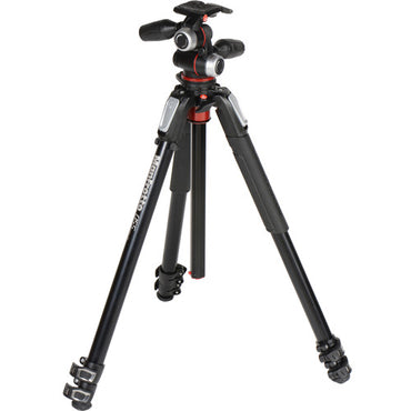 Manfrotto MT055XPRO3-3W Aluminum Tripod with 3-Way Pan-Tilt Head