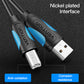 Vention USB 2.0 Male to B Male Aluminum Foil Metal Braided 480Mbps Printer Cable (VAS-A16)