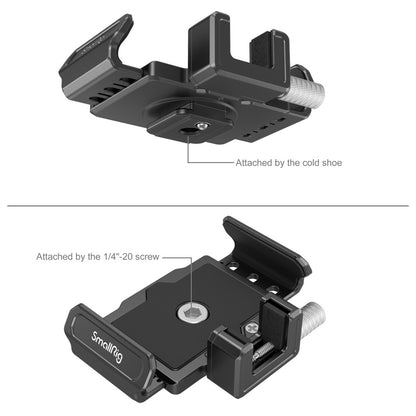 SmallRig T5/T7 SSD Mount for BMPCC 6K PRO Cage Bracket Holder with Spring Loaded Clamp 3272
