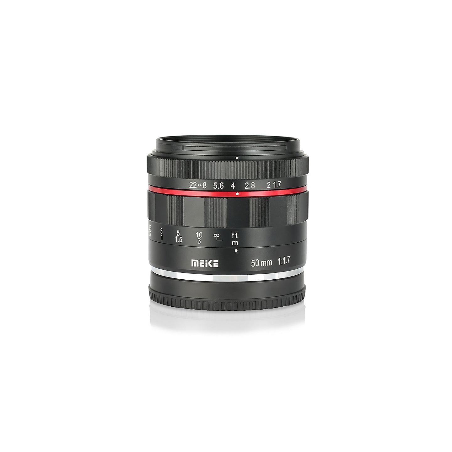 Meike 50mm f/1.7 Full Frame Prime Lens with Manual Focus Mode for Canon RF Mount Cameras EOSR5 EOSR6 EOS-R EOS-RP