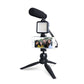 Maono AU-CM11PL Super Cardioid Vlog Shotgun Microphone with Tripod and LED Light