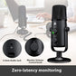 Maono AU-903 903 Computer Microphone Podcast USB Condenser Mic with Switchable Polar Patterns & Mute Button, Zero-Latency Monitoring, Plug and Play for Recording, YouTube, Podcast, Gaming, Skype, Videos