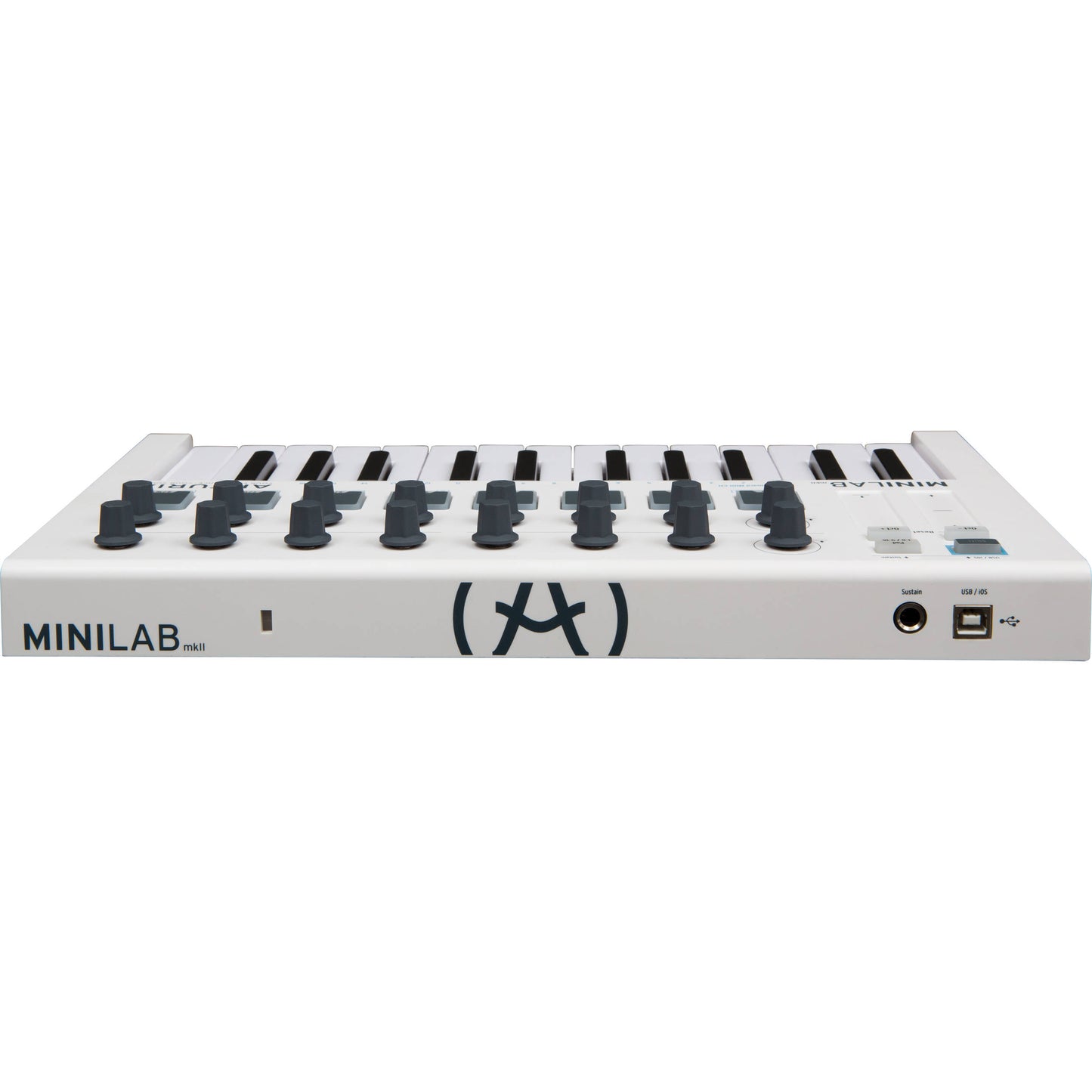 Arturia Minilab MKII 25 Keys USB MIDI Controller with 8 Presets RGB Backlit and Sustain Pedal Port for Piano Keyboard Musicians