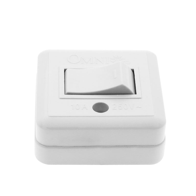 OMNI Surface Mounted Convenience Switch 10A 220V for Electrical Applia ...