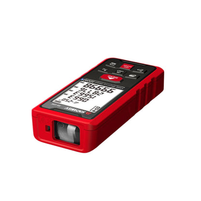 Sndway SW-100D High Precision Digital Pocket Laser Distance Meter with Up to 100 Meters Measuring Range, Multiple Quick Measurement Modes, Dual Power Supply for Indoor and Outdoor Ranging