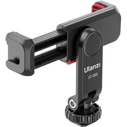 Ulanzi ST-06S Multi-Function Cold Shoe Smartphone Holder Mount for Camera or Tripod