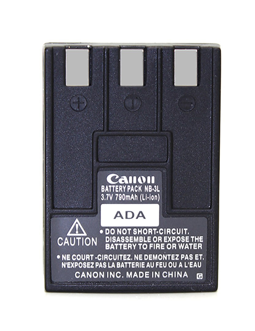 Pxel Canon NB-3L Replacement Lithium-Ion Rechargeable Battery 3.7V 790mAh for Powershot Cameras SD10/100/110 SD500/550 (Class A)
