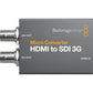 Blackmagic Design Micro Converter HDMI to SDI 3G Compact, Rugged Design, 1080p60 Resolution