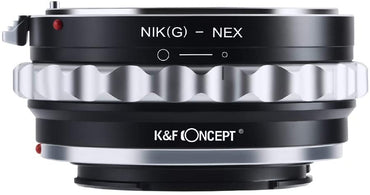 K&F Concept NIK(G)-NEX High Precision Lens Adapter Mount for Nikon F and G Mount Lens to Sony E-Mount Body Mirrorless Camera