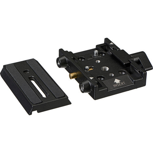 Manfrotto 577 Rapid Connect Adapter with Sliding Mounting Plate, 2 Stage Quick Release System