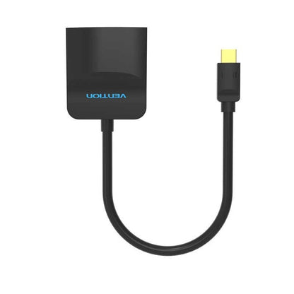 [CLEARANCE] Vention 1080p/60Hz HDMI Female to Mini DisplayPort Male Video Converter Cable 0.15-Meter for Laptop, Projector, TV | HBCBB