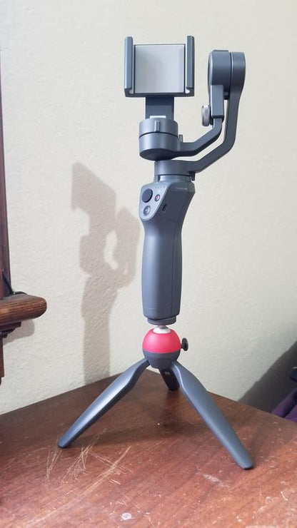 Manfrotto PIXI EVO Mini Table Top Tripod for Vlogging, Zoom Meetings, Livestreams, Red (MTPIXIEVO-RD)