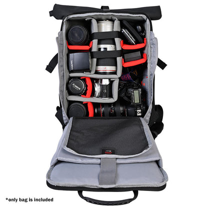 [CLEARANCE] Eirmai Waterproof Camera Backpack Bag 30-Liters with Adjustable Compartments, Detachable Waist Strap for Photography Equipment Storage