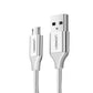UGREEN Micro USB to USB 2.0 2.4A Nickel Plated Charging Cable with 480Mbps Data Speed Nylon Braided Cord (Available in 1M, 1.5M, 2M) | 6015