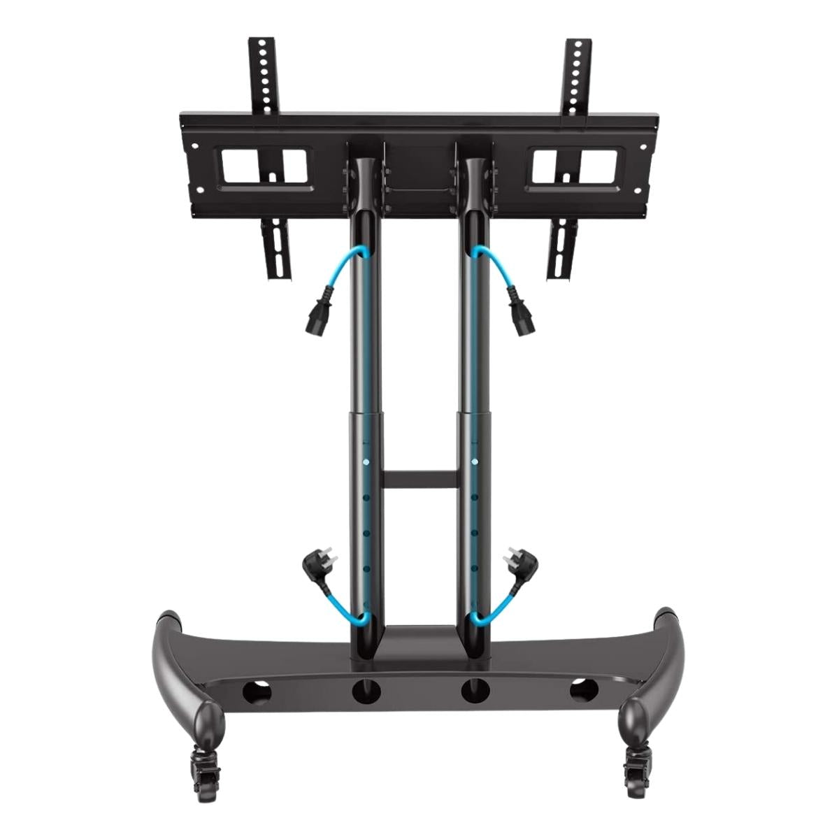 NB North Bayou AVA50 32"- 70" with 45kg Max Payload and 90 Degree Tilting  TV Mobile Cart Stand with Wheels with Reduced Height and Cable Management System for LCD LED Flat Screen TV Television
