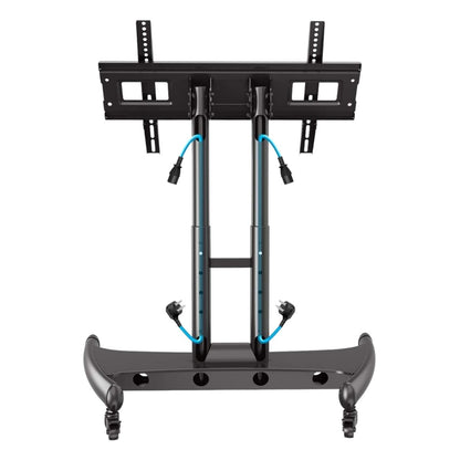 NB North Bayou AVA50 32"- 70" with 45kg Max Payload and 90 Degree Tilting  TV Mobile Cart Stand with Wheels with Reduced Height and Cable Management System for LCD LED Flat Screen TV Television