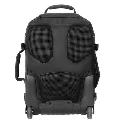[CLEARANCE] Eirmai Waterproof Camera Trolley Bag Wheeled Convertible Backpack with Adjustable Compartments (Fits 2 DSLR, 7 Lenses,1 Flash, 1 Tripod)