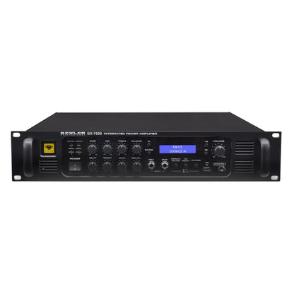 KEVLER GX-7000 1500W X2 High Power Integrated Amplifier with USB and Bluetooth Function, LCD Display, 3 Microphone Input, Mic Priority Function, Feedback Reducer, Mic and Effects Master Control and Speakon Terminal