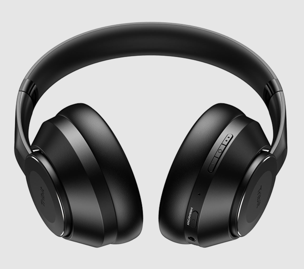 Tribit QuietPlus 78 Active Noise Cancelling Wireless Headphones Bluetooth 5.0 Foldable with Memory Pads 35h Playtime Deep Bass BTH78