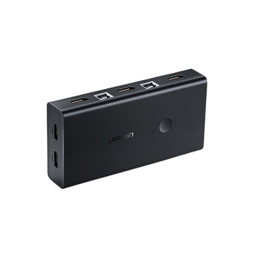 [CLEARANCE] UGREEN 4K UHD 2-in-1 HDMI KVM Out Switch Box with USB 2.0 Ports for Computers, Projector, Monitor, TV | 50744