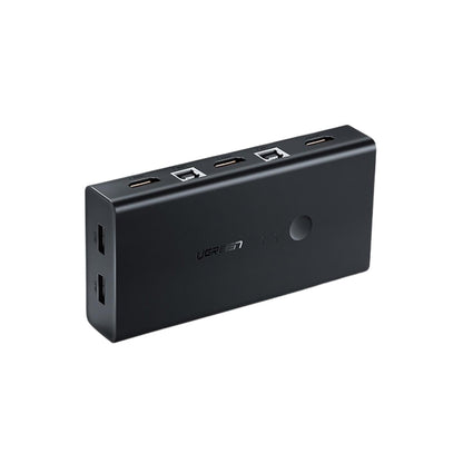[CLEARANCE] UGREEN 4K UHD 2-in-1 HDMI KVM Out Switch Box with USB 2.0 Ports for Computers, Projector, Monitor, TV | 50744