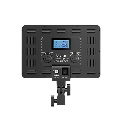 [CLEARANCE] Ulanzi L25 Bi-Color LED Key Lamp Light with Desktop Mount, Remote Control, 2800-8000K Color Temperature, LCD Display and Special Light Effects | 3026