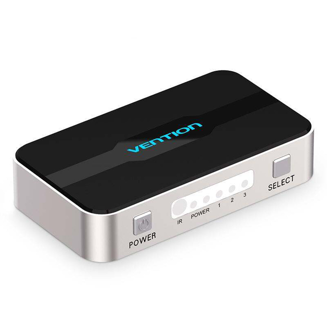 Vention 3 in 1 out HDMI Switcher 4k 30Hz Aluminum Alloy Remote Controlled Splitter with TOSLINK and Audio Port (AFJH0)