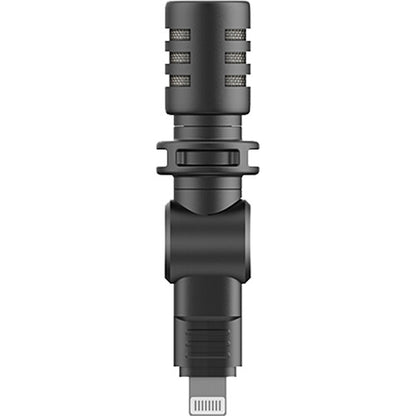 [CLEARANCE] Boya BY-M100D Ultracompact Condenser Microphone with Lightning Connector for Vlogger, Run & Gun, Mobile Journalist