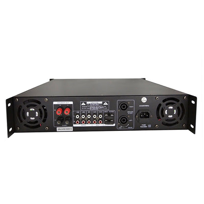 KEVLER GX-5000 1000W X2 High Power Integrated Amplifier with USB and Bluetooth Function, 2 Microphone / 2 AUX / Subwoofer I/O, LED Indicators, Mic Master Control and Speakon Terminal