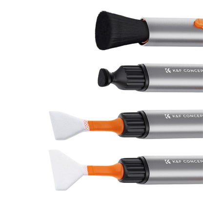 [CLEARANCE] K&F Concept Camera Lens Cleaning Pen Accessories with Fur Brush, Carbon Head, APS-C and Full-Frame Cleaning Swab | 1898