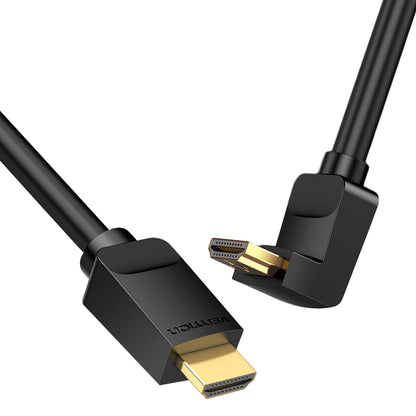 Vention HDMI 2.0 Cable Right Angle 270 Degree (Male to Male) 4K Ultra HD 3D 60Hz Video Cable (Different Lengths Available) (AAQ)