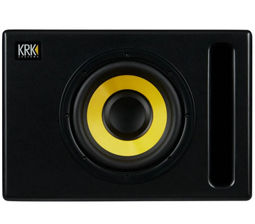 KRK S8.4 8-inch 109 Watts Powered Studio Subwoofer with up to 133Hz Frequency and Four Position Selectable Crossover Feature