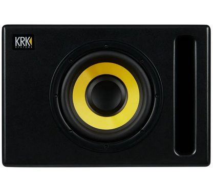 KRK S8.4 8-inch 109 Watts Powered Studio Subwoofer with up to 133Hz Frequency and Four Position Selectable Crossover Feature