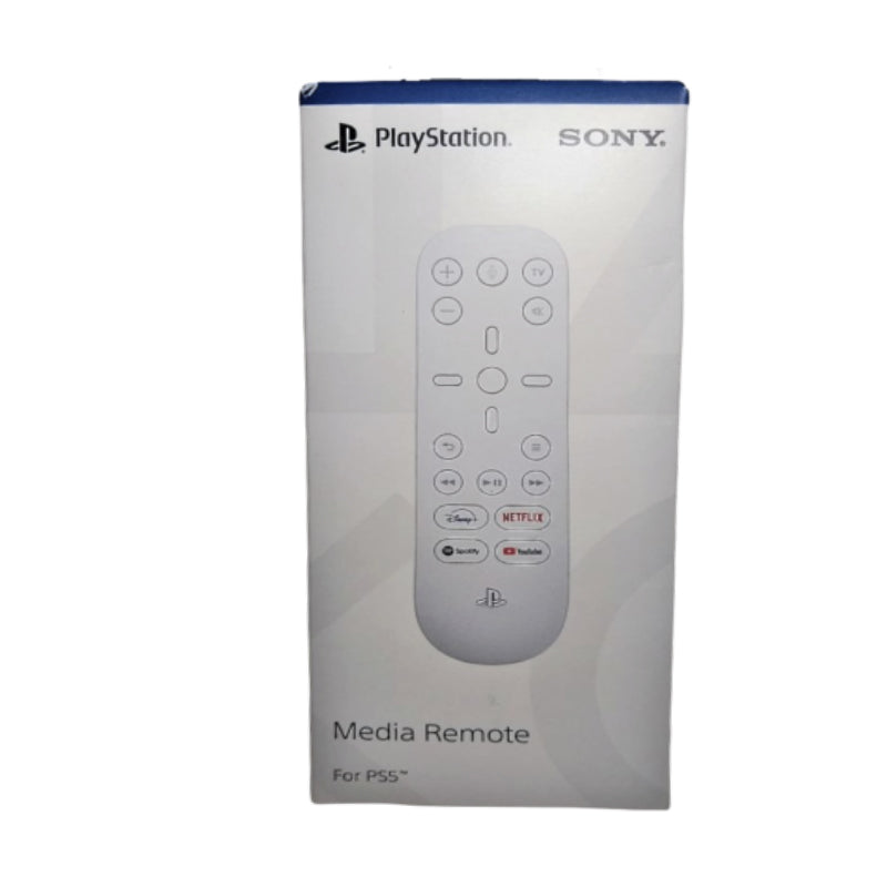 Sony PlayStation 5 PS5 Media Remote with Built-In Trackpad, Volume and Power Controsl. Ergonomic Design for Multimedia | CFI-ZMR1
