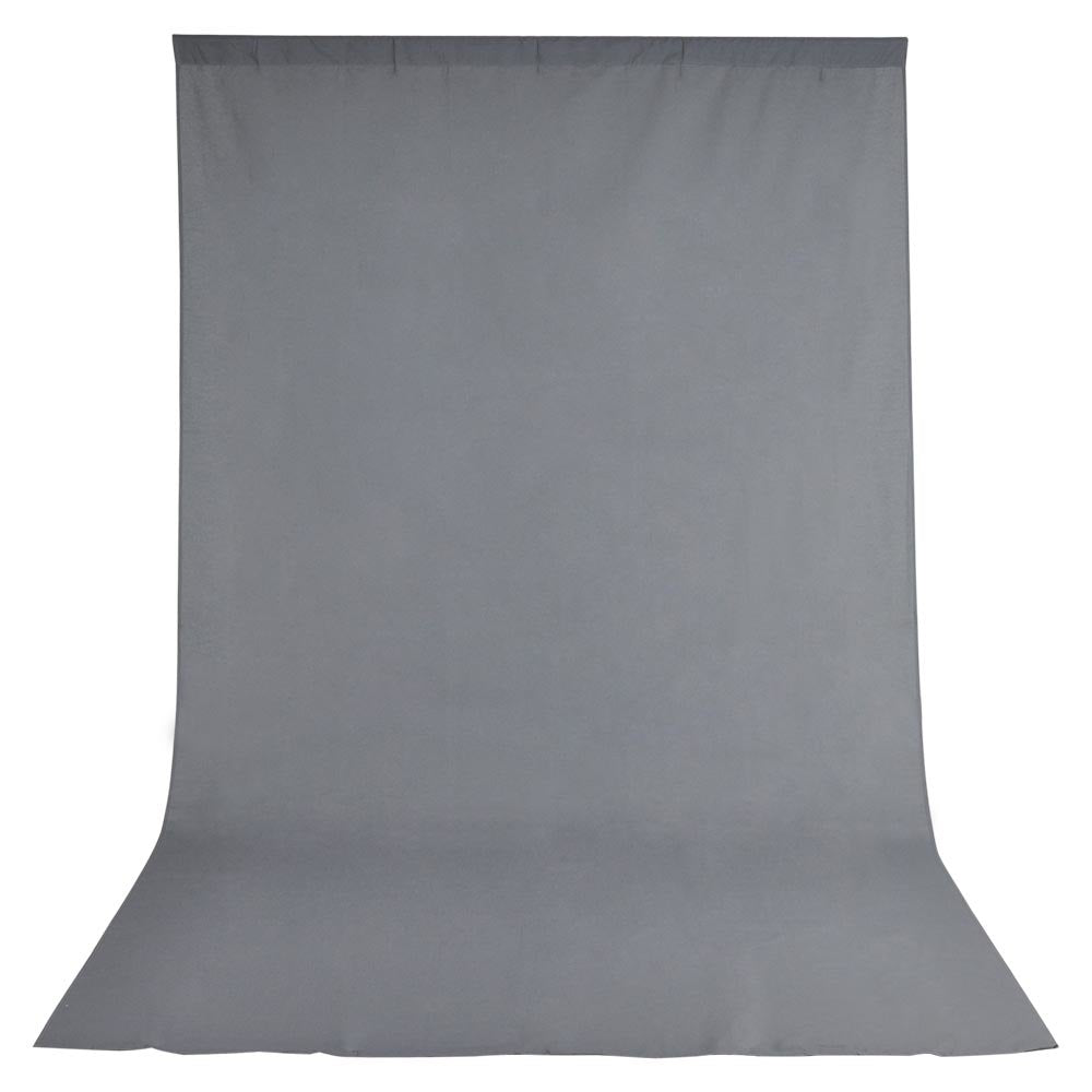 Pxel AA-ML3040GRY 300x400 cm Seamless Muslin Background Cloth Backdrop Gray 10x13 Feet