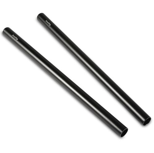 SmallRig 15mm Aluminum Rod (Pair, Black, 10 inches)
