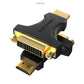 Vention HDMI Male to DVI Female (24+5) Adapter 1080p 60Hz Gold-Plated with Bidirectional Transmission (AIKBO)