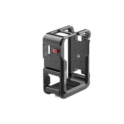 Ulanzi Full Wrap Case Sports Camera Cage with Quick Release Lock, 1/4"-20 Accessory Threads and Cold Shoe Mount for DJI Osmo Action 3
